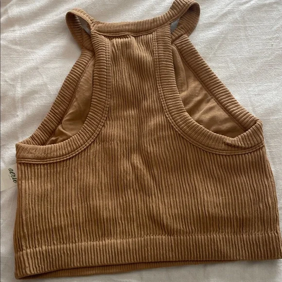 NEW aerie Ribbed Halter Top - Picture 4 of 5